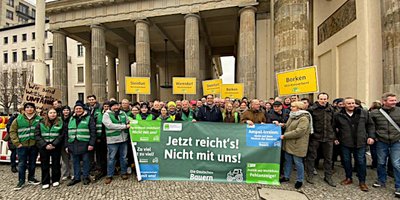 Bauern platzt in Berlin der Kragen Bauern platzt in Berlin der Kragen