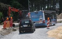 Baustelle Theenhausener Straße