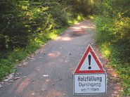 Radweg an der alten Bahntrasse gesperrt