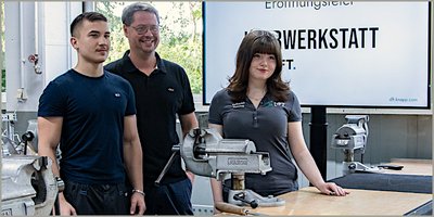 Dürkopp Fördertechnik eröffnet neue Lehrwerkstatt Dürkopp Fördertechnik eröffnet neue Lehrwerkstatt