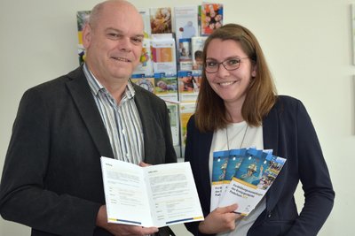 Manfred Melcher und Stefanie Lang vom Jugendamt