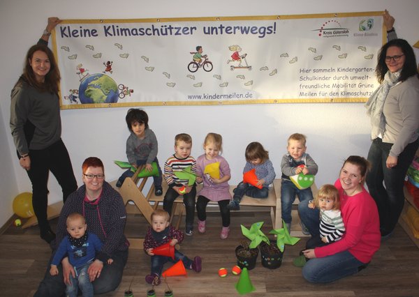  Kita- und Grundschulkinder sammelten ‚Grüne Meilen‘