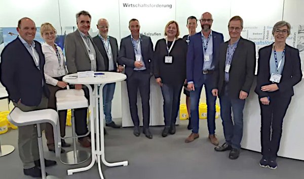 Wirtschaftsförderer auf der Fachmesse