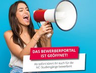  Bewerbungsportal ab sofort geöffnet