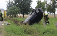 Seniorin bei Alleinunfall schwerverletzt