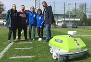 Markierungen setzt nun ein Roboter