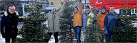 Tannenbäume gegen Gutscheine eingetauscht