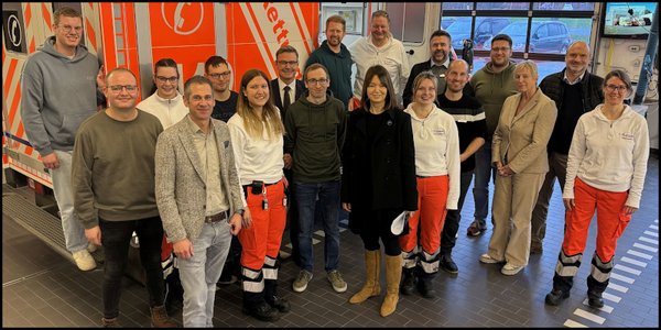 Landrätin Laukötter dankte den Rettungswachen