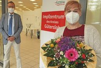 Der 100.000ste Pieks im Impfzentrum