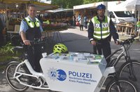 Mit Lastenfahrrad und Pedelec auf die Wochenmärkte