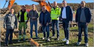 Erschließungsarbeiten im neuen Baugebiet gestartet Erschließungsarbeiten im neuen Baugebiet gestartet