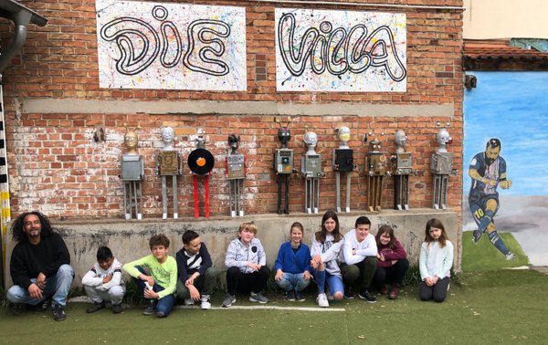 Ferienaktion: Kinder kreierten Roboter