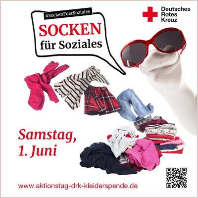 Der DRK-Kreisverband Paderborn nimmt am 1. Juni Altkleider-Spenden entgegen