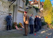 Gedenkstunde am Mahnmal Busdorfwall Gedenkstunde am Mahnmal Busdorfwall