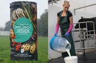 Landwirtin Katharina Leyschulte liefert Milch aus der Region für die Region 