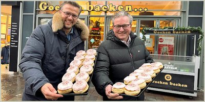 Berliner und Gemüse für den guten Zweck