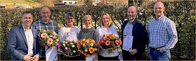 Stadt Büren ehrt fünf Dienstjubiare Stadt Büren ehrt fünf Dienstjubiare