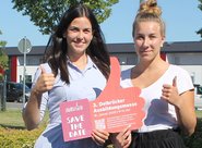 Jasmin Friesen (links) und Fanziska Weichselbaumer
