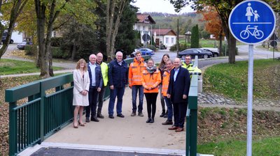 Rad- und Gehweg führt nun über die Sauer
