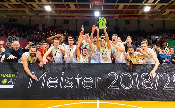 Bayer Giants Leverkusen ist ProB Meister 18/19