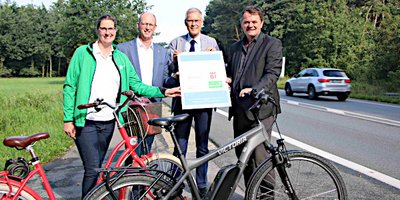 Veloroute auf der ehemaligen B 68 Veloroute auf der ehemaligen B 68