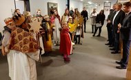 Sternsinger segnen das Kreishaus