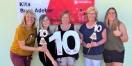 Kita Burg Adebar feierte 10. Geburtstag 