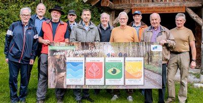 Neue Wegezeichen für Rundwanderwege Neue Wegezeichen für Rundwanderwege