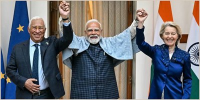 EU und Indien feiern historischen Handelspakt EU und Indien feiern historischen Handelspakt