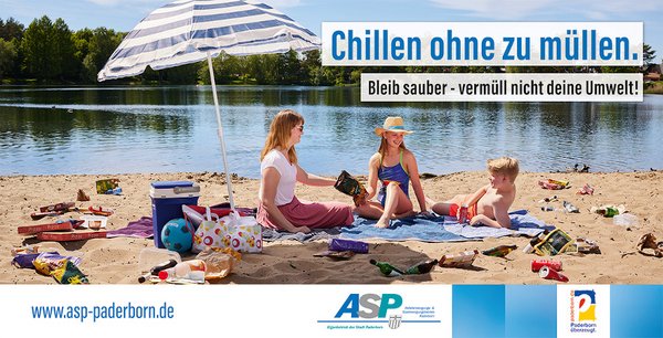 Motto Chillen ohne zu müllen soll sensibilisieren