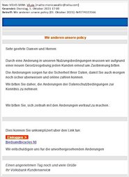 Polizei warnt vor Phishing-Mails Polizei warnt vor Phishing-Mails