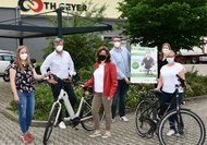 Unternehmen treten in die Pedale