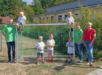 Pusteblume bekommt neues Fußballtor