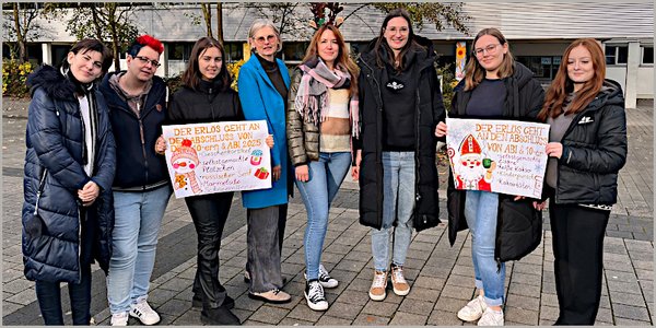 Abschlussklassen bereichern Nikolausmarkt