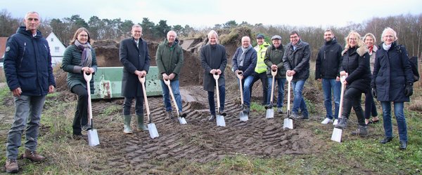 Spatenstich zum Kreishaus Auf dem Stempel