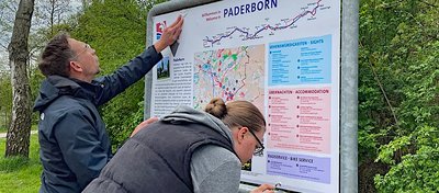 Römer-Lippe-Route mit neuen Infotafeln