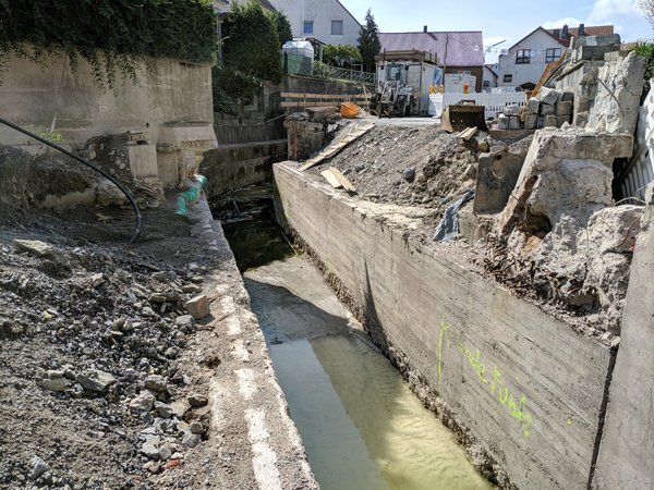 Sonderbachbrücke in für den Verkehr wieder frei gegeben 