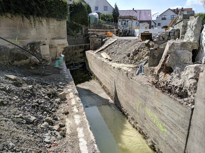 Sonderbachbrücke in für den Verkehr wieder frei gegeben 