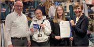 Neue Ausbildungsbetriebe ausgezeichnet