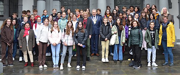 Besuch aus Le Mans im Rathaus