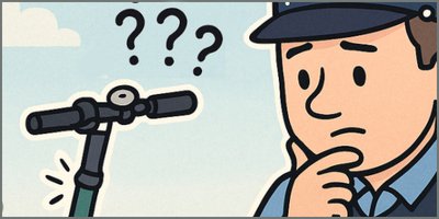 Zusammenstoß zwischen Pkw- und E-Scooter