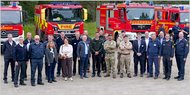 Brandschutzübung in der Senne mit 300 Einsatzkräften