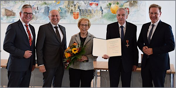Norbert Schulte mit Bundesverdienstkreuz geehrt