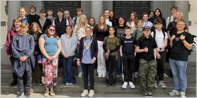 Gäste aus Helsinki besuchten das Rathaus