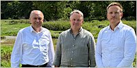 Quellgebiet Gellinghauser Bach: Der ehemals an den linken Talrand verlegte Bach wurde wieder in die Fläche geleitet.