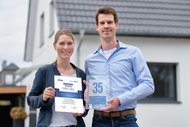 Wettbewerb: Blaue Hausnummer