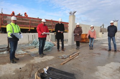 Arbeiten am Parkhaus laufen auf Hochtouren