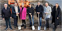 Spatenstich für den Anbau der Realschule