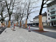 Neue Busspur wird in Betrieb genommen Neue Busspur wird in Betrieb genommen