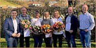Stadt Büren ehrt fünf Dienstjubiare